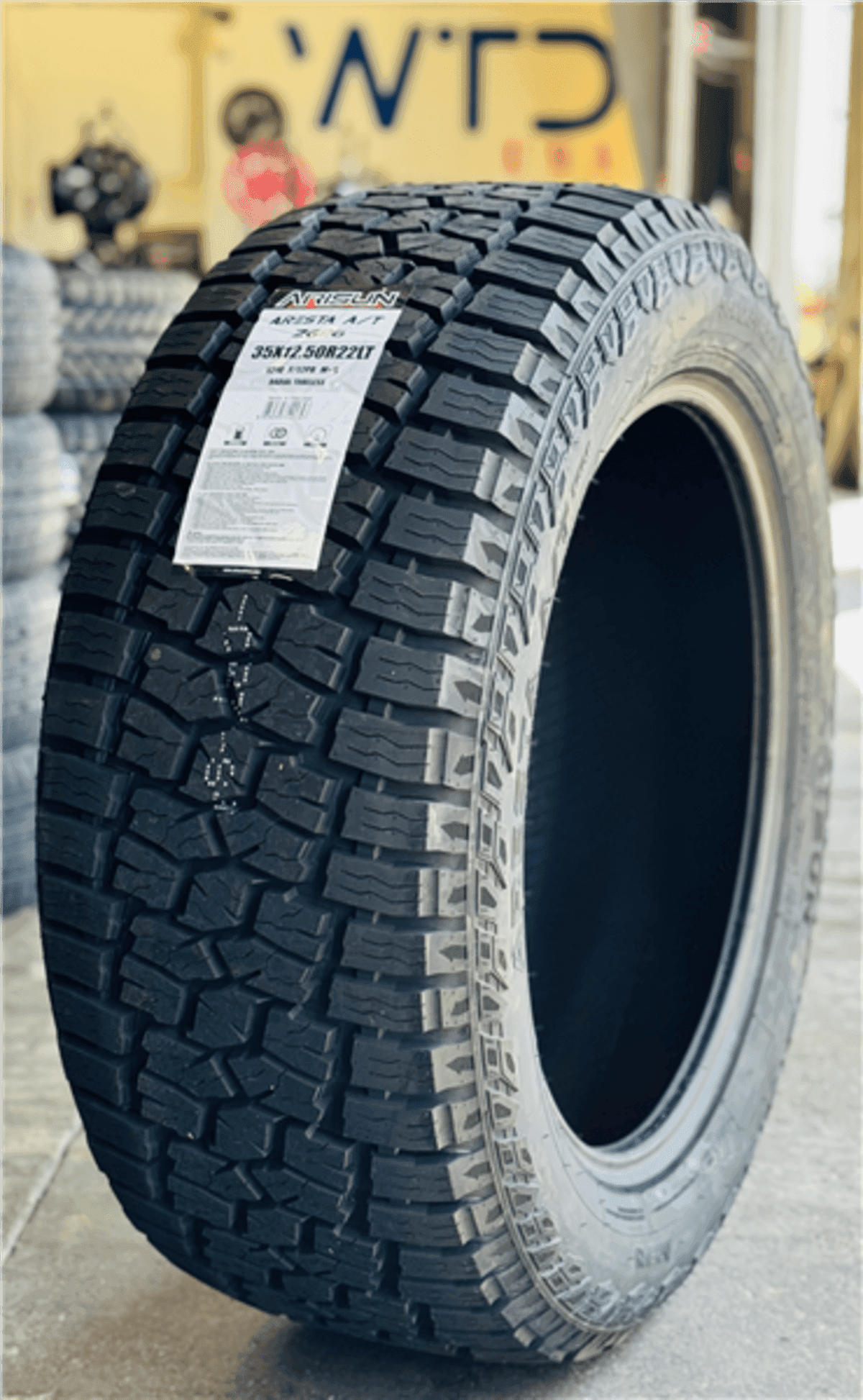 LT37X12.50X20 ARISUN ZG06 A/T 10PLY 126Q ***55,000 MILEAGE + ROAD HAZARD WARRANTY***