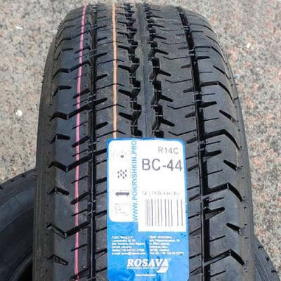 185R14C ROSAVA VAN 102/100Q BC44 1874 LBS 65PSI C/6PLY ***NW***